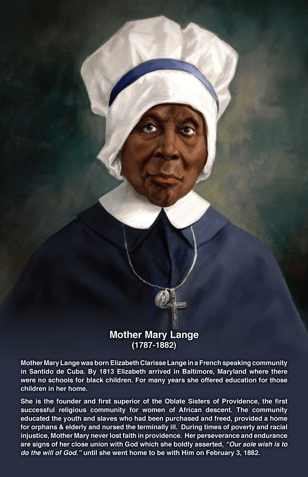 Mother Mary Lange poster